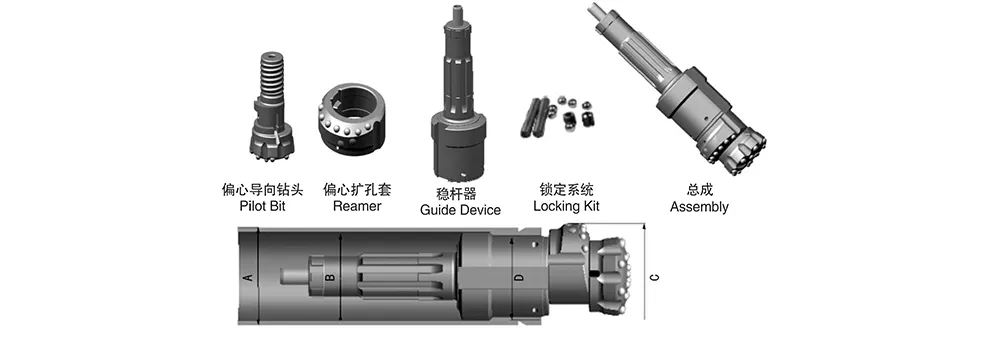 Eng Reliable DTH Hammer Drill Bit for Water Well Mining Projects