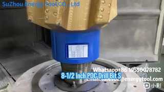8-1/2 Inch PDC Drill Bit Steel Body IADC S323