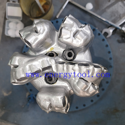 Oilfield PDC Oil Drill Bit  6 Inch  5 Blades With Double Cutter Row Of  Diamond Drilling Tool