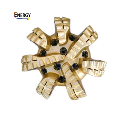 Steel Body PDC Drill Bits With 9 Nozzles Hard Rock Drilling