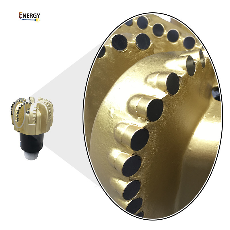 8 Blades 12 1/4'' Diamond Drill Bit Rock Cutting Tools For Drilling Industry