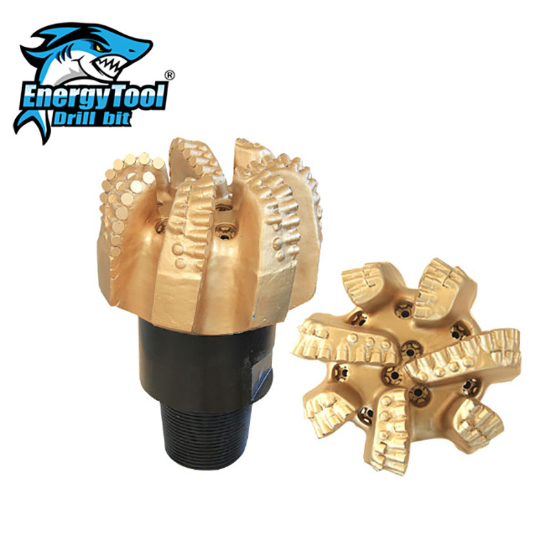 PDC Drill Bit  12 ”Diamond Rock Drilling Tool Of  Alloy Steel Body