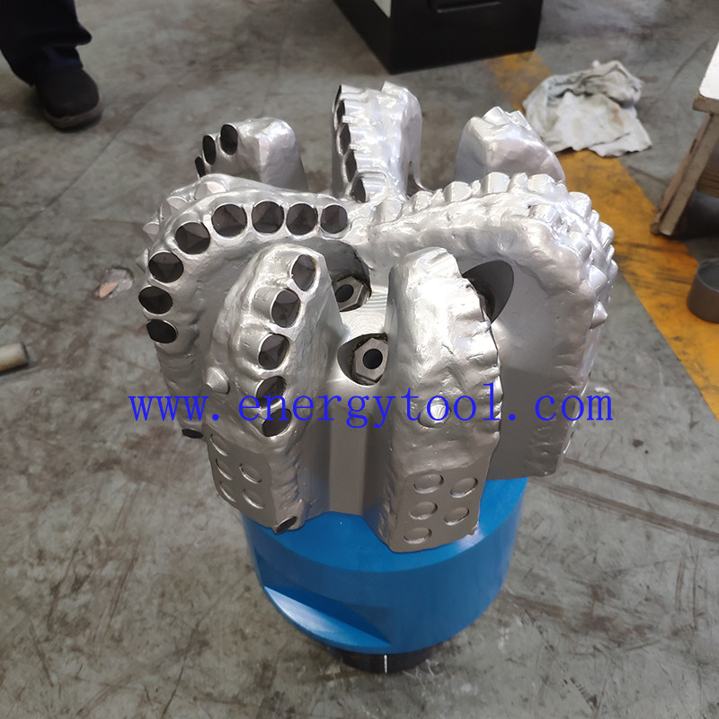 Diamond Drill Bit Oil Well 8-1/2 Inch Steel Body with 7 Blades