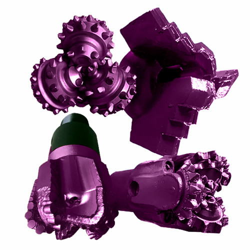 9-7/8 Inch Outer Diameter three roller cone Drill Bits for mining construction Hard Formations Drilling