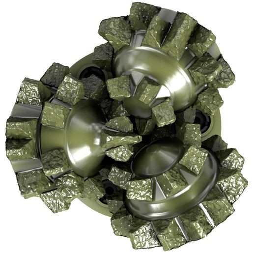 8-1/2 Inch IADC 117 Milled Tooth Roller Cone drill Bits For Water Mining Well Soft Formation Drilling