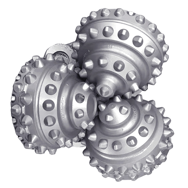 Construction Works TCI Tooth Tricone Drill Bit With ISO API Standard For Hard Formations