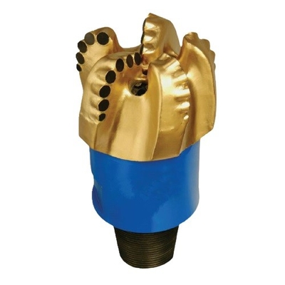 Customized PDC Carbide Rock Steel 5 Blade Cutter Drilling Bits For Mining Well Exploration