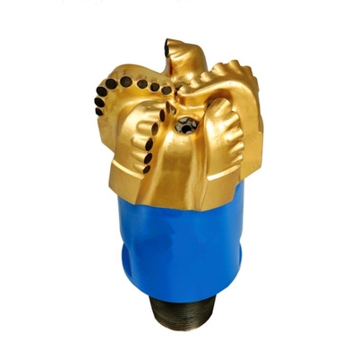Customized PDC Carbide Rock Steel 5 Blade Cutter Drilling Bits For Mining Well Exploration
