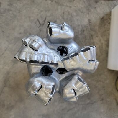 6-5/8 inch Steel Body 5 Wing PDC Drilling Bit for Oil Gas Water Well 
